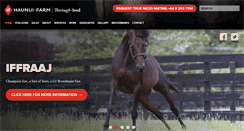 Desktop Screenshot of haunuifarm.co.nz